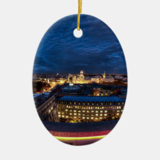 Madrid's Skyline Ceramic Ornament