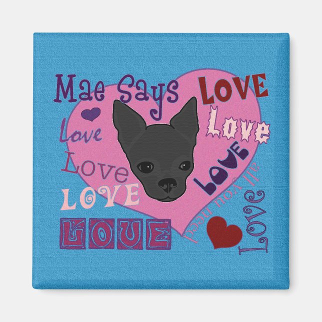 Mae Dit Amour ! Magnet (Devant)