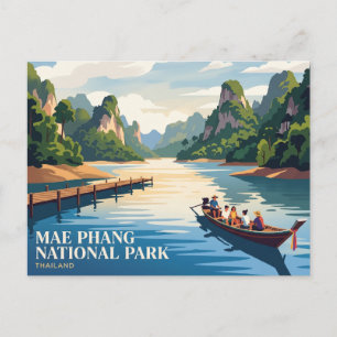 Mae Phang National Park Thailand Postcard