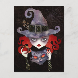 Maelba, la carte postale de la sorcière rouge
