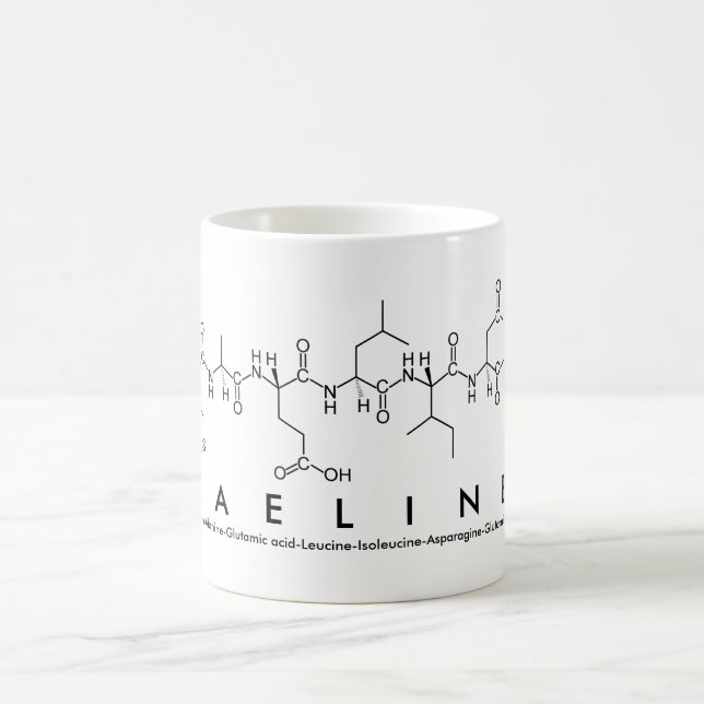 Maeline peptide name mug (Center)