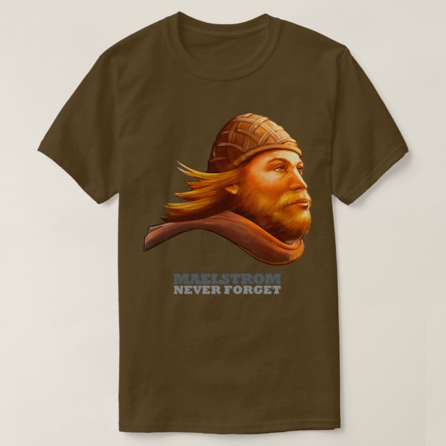 Maelstrom Never Forget Viking T-Shirt (Design Front)