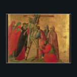 Maesta: Descent from the Cross, 1308-11 Postcard<br><div class="desc">Maesta: Descent from the Cross,  1308-11 | by  Duccio di Buoninsegna | Art Location: Museo dell'Opera del Duomo,  Siena,  Italy | Italian Artist | Image Collection Number: XJL62399</div>