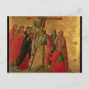 Maesta: Descent from the Cross, 1308-11 Postcard
