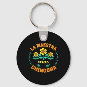 Maestra Bilingue Back To School Spanish Teacher Bi Keychain