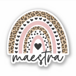 Maestra Rainbow, Spanish Teacher Appreciation Gift