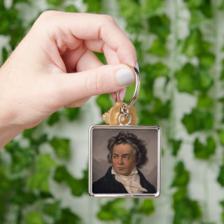 Maestro Ludwig Beethoven Symphony Music Composer Keychain