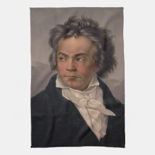 Maestro Ludwig Beethoven Symphony Music Composer  Kitchen Towel