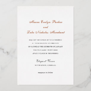 Maeve Traditional Wedding Invitation