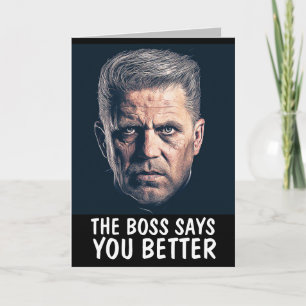 MAFIA BIRTHDAY FUNNY GANGSTER GREETING CARD