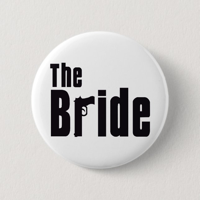 Mafia Bride 2 Inch Round Button (Front)