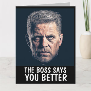 MAFIA FATHER'S DAY FUNNY OVERSIZED GANGSTER CARD
