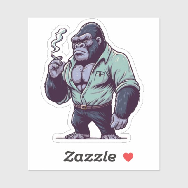 mafia gorilla,crazy animals (Sheet)