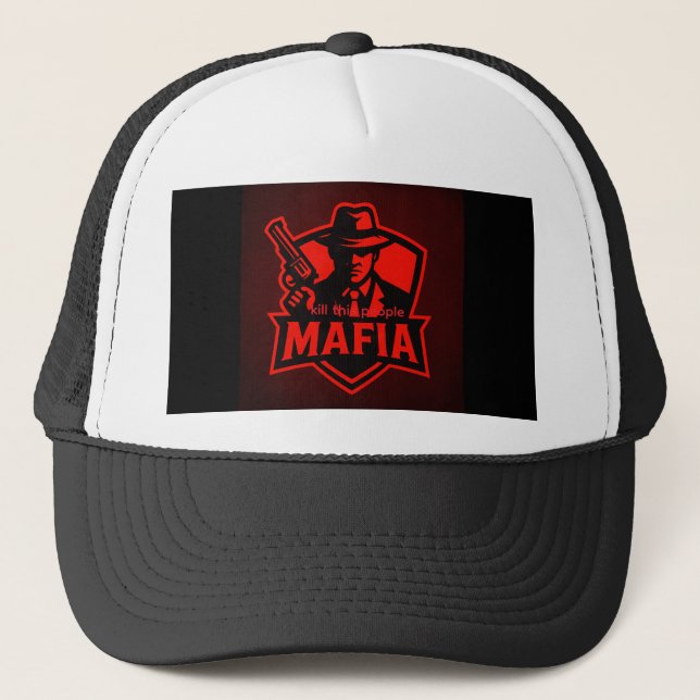 mafia logo trucker hat (Front)