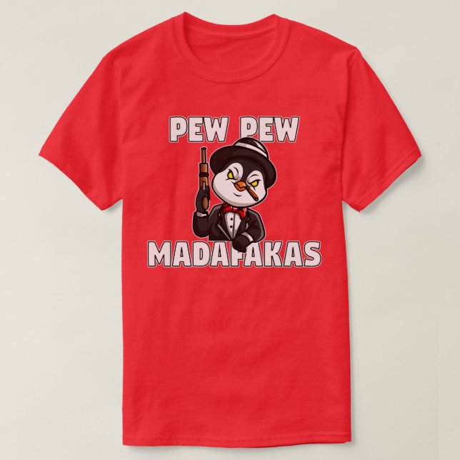 Mafia Penguin T-Shirt (Design Front)