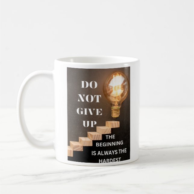 mag, cup with a motivational design (Left)