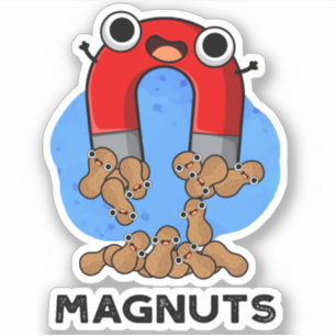 Mag-nuts Funny Magnet Pun