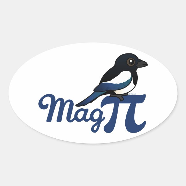 Mag PI Oval Sticker (Front)