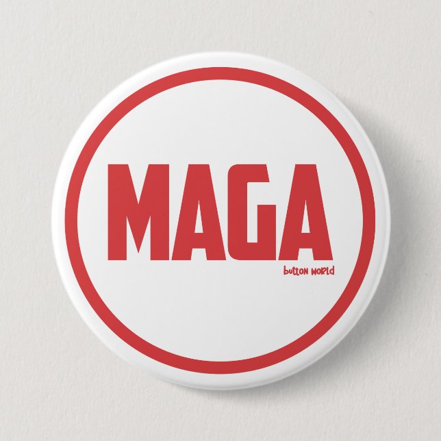 MAGA 3 INCH ROUND BUTTON (Front)
