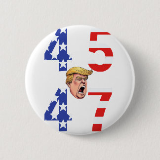 Maga 45-47 Button with Donald Trump