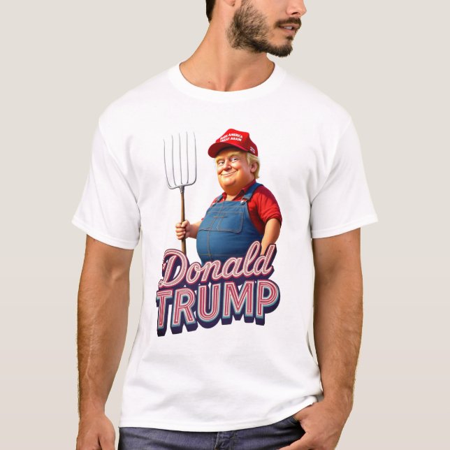 MAGA Fork & Pitchfork - Donald Trump Tee (Front)