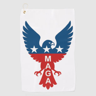 MAGA Hawk Golf Towel