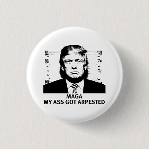MAGA Indicted 1 Inch Round Button