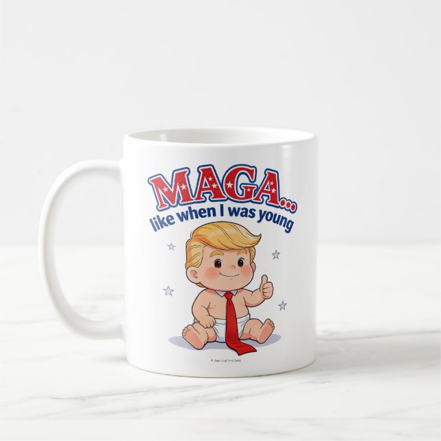 MAGA … like when I was young -  Coffee Mug (Left)