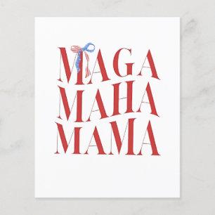 MAGA MAHA Mama Mothers Day Mom Make America Health Flyer