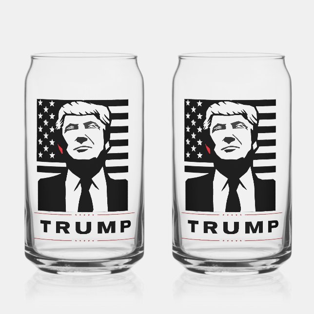 Maga Merch | TrumpWear Glass set (Front)