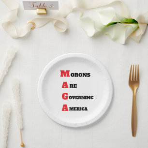 MAGA Paper Plate