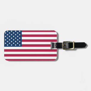 MAGA Trump Patriotic American Flag Luggage Tag
