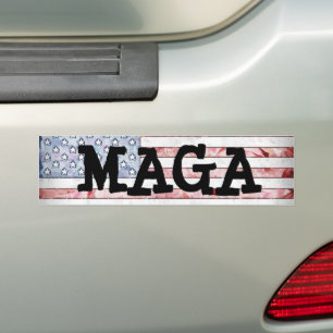 MAGA TRUMP PATRIOTIC BUMPER STICKER