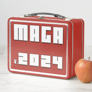 MAGA v.2024 Metal Lunch Box