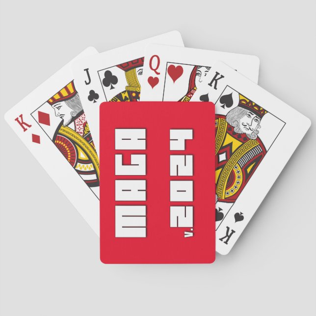 MAGA v.2024 Playing Cards (Back)