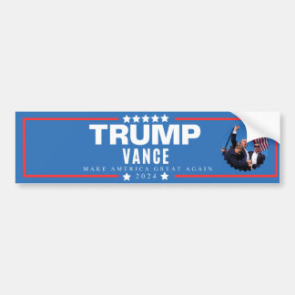 MAGA Vote for Trump Vance 2024 Bumper Sticker