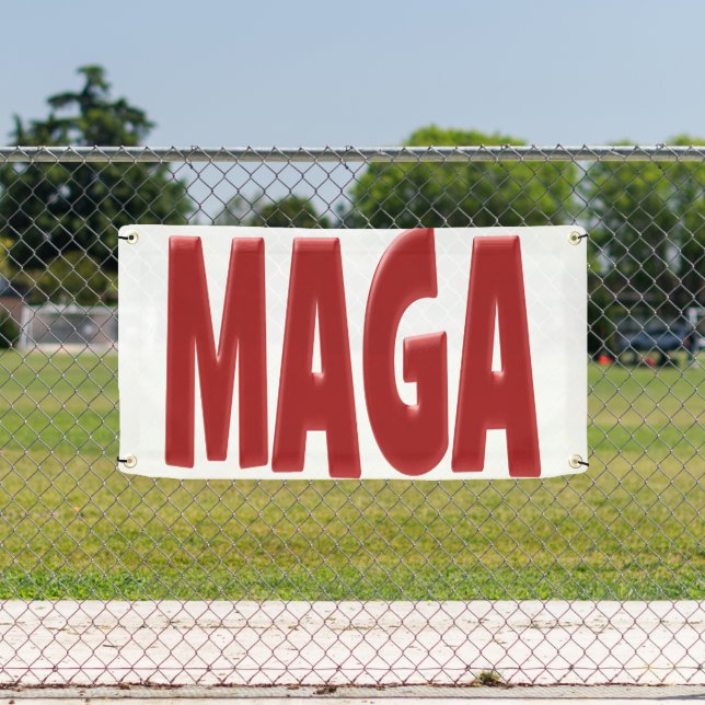 MAGA with red text Banner (Insitu)