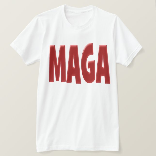 MAGA with red text T-Shirt (Design Front)