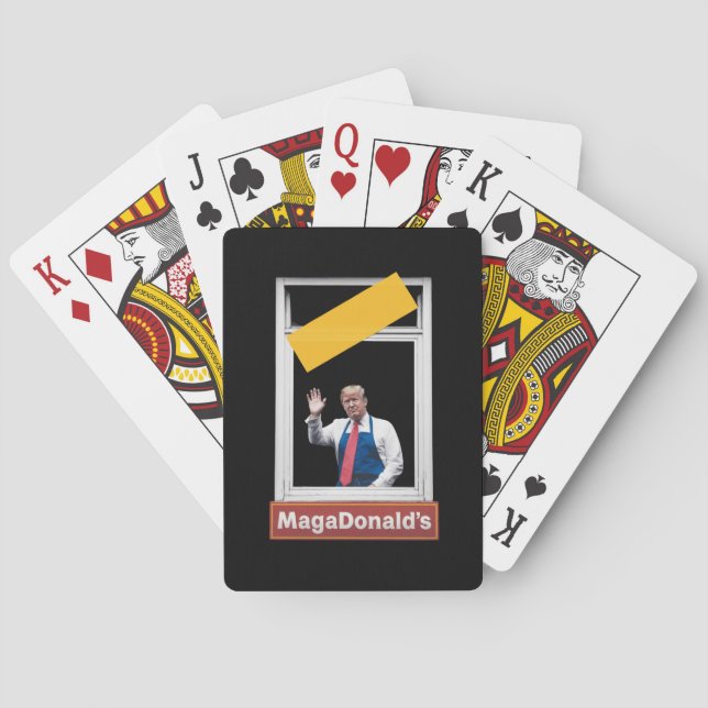 MAGADonald's Trump 2024 Playing Cards (Back)