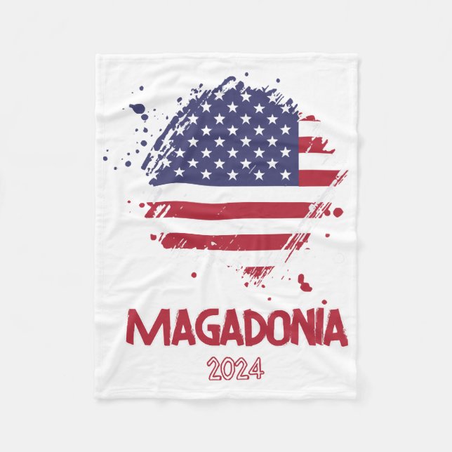 MAGADONIA 2024  FLEECE BLANKET (Front)