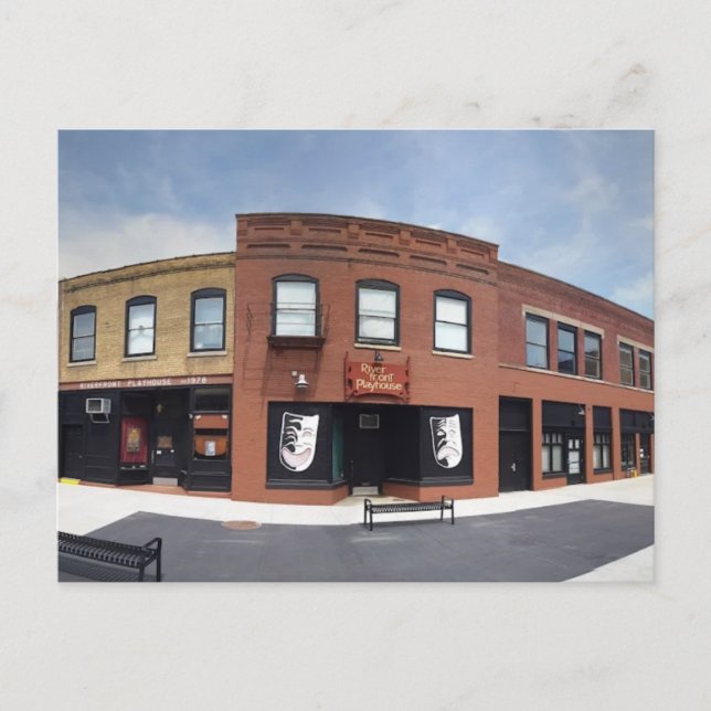 magasin avant sur carte postale (Devant)
