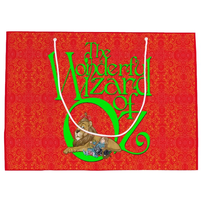 Magasin classique de Noël Oz Grand sac cadeau (Dos)