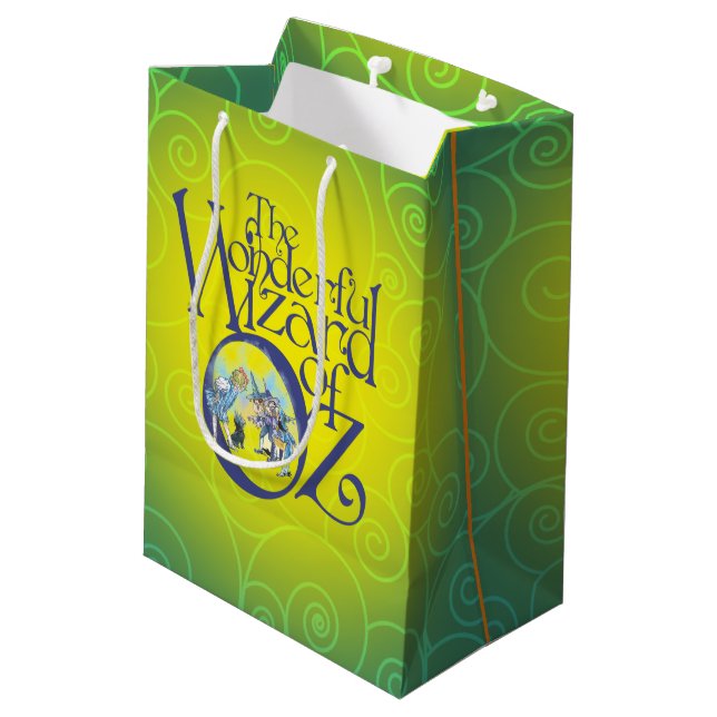 Magasin classique de sac cadeau Oz avec Crest Roya (Dos Angle)