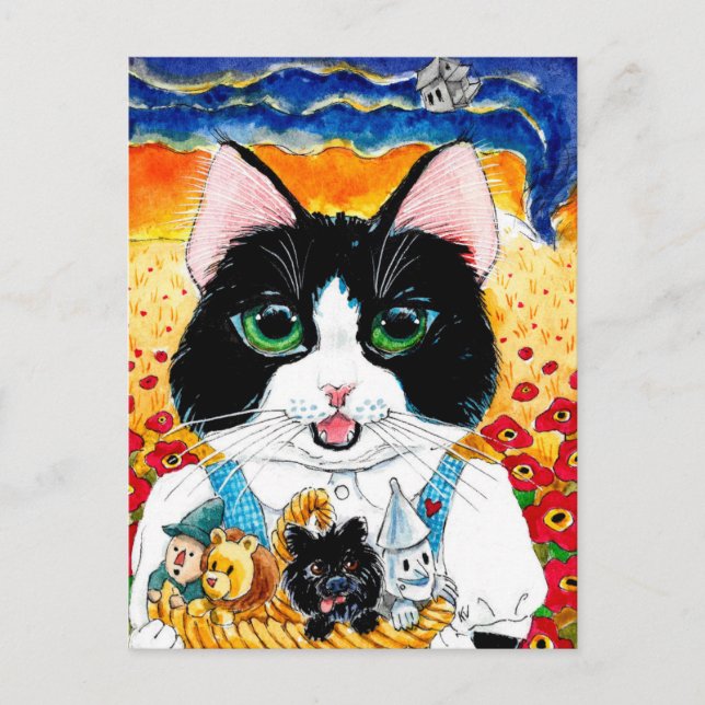 Magasin de chats mignons de la carte postale Oz (Devant)