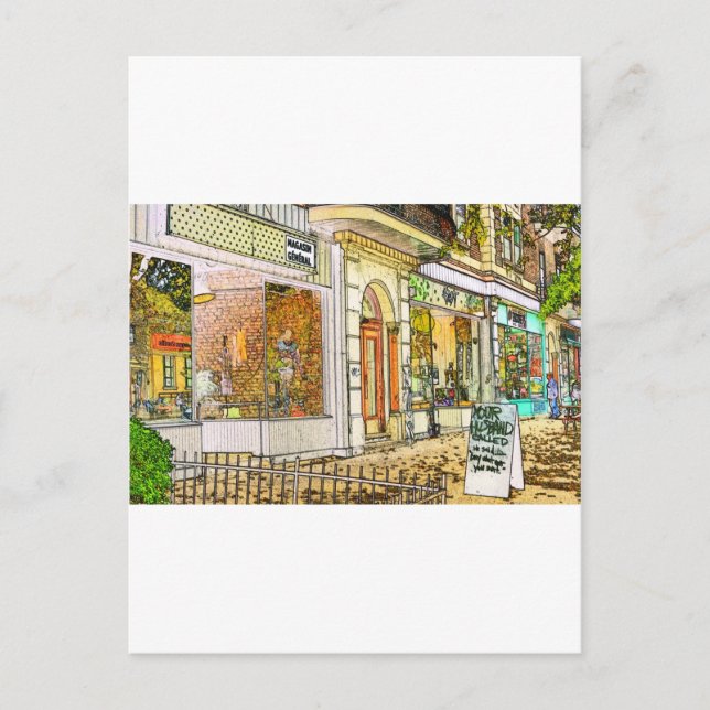 Magasin General on Sherbrooke Postcard (Front)