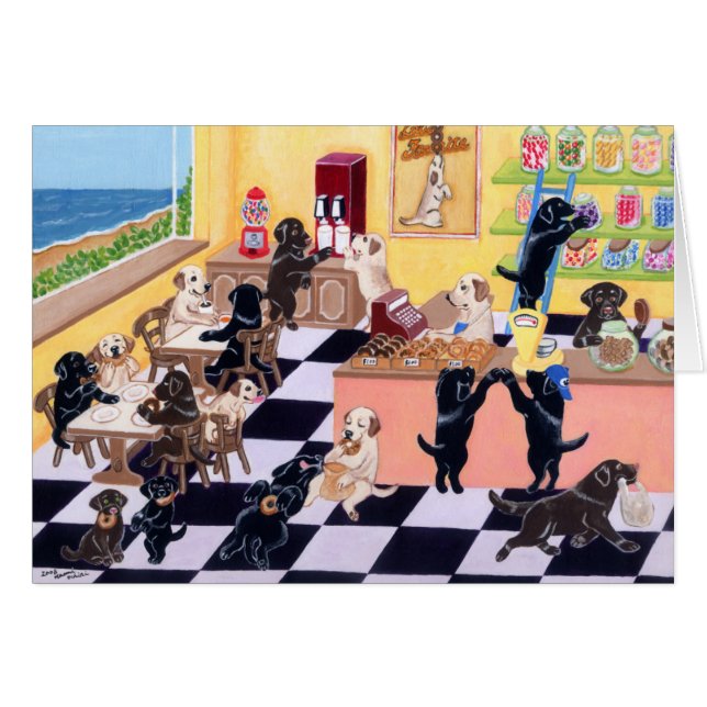 Magasin Labradors de sucrerie (Devant horizontal)