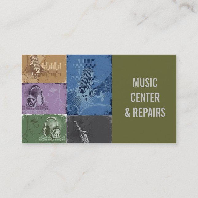 Magasiner Réparer la musique, Carte de visite d'in (Devant)