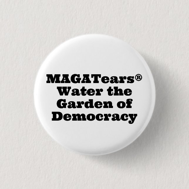 MAGATears® 1 Inch Round Button (Front)