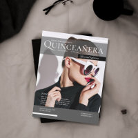 Magazine 15th birthday quinceañera invitation