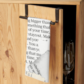 Magazine Aesthetic – Retro Editorial Style Kitchen Towel